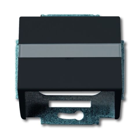 Future® linear 2CKA001724A4299 kryt zásuvky komunikační, s popisovým polem (pro nosnou masku) barva mechová černá ABB