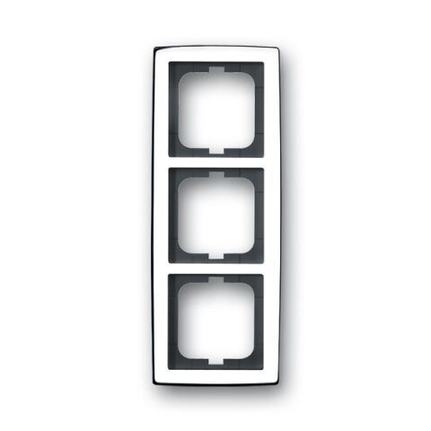 Solo® 2CKA001754A4328 rámeček trojnásobný, pro vodorovnou i svislou montáž barva chromová lesklá ABB