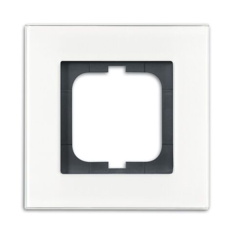 Solo®carat 2CKA001754A4442 rámeček jednonásobný barva bílé sklo ABB