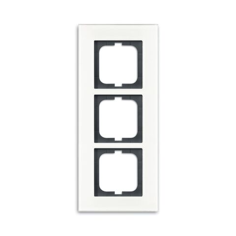Solo®carat 2CKA001754A4444 rámeček trojnásobný, pro vodorovnou i svislou montáž barva bílé sklo ABB