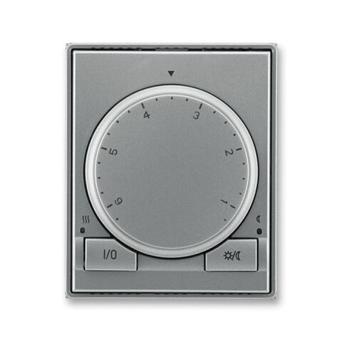 Time® 3292E-A10101 36 termostat univerzální s otočným nastavením teploty (ovl. jednotka) barva ocelová ABB