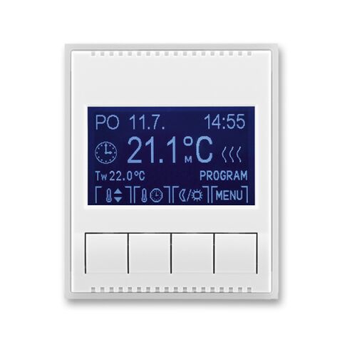 Element® 3292E-A10301 01 termostat univerzální programovatelný (ovládací jednotka) barva bílá / ledová bílá ABB