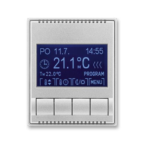 Time® 3292E-A10301 08 termostat univerzální programovatelný (ovládací jednotka)barva titanová ABB