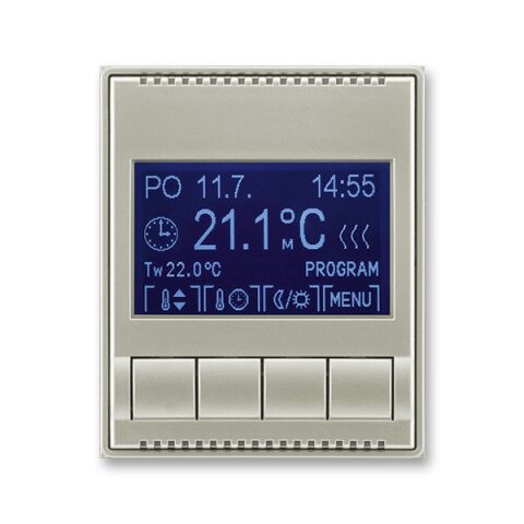 Time® 3292E-A10301 32 termostat univerzální programovatelný (ovládací jednotka) barva starostříbrná ABB