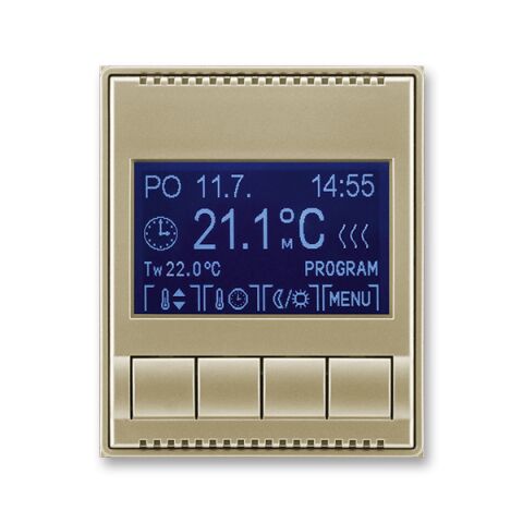 Time® 3292E-A10301 33 termostat univerzální programovatelný (ovládací jednotka) barva šampaňská ABB