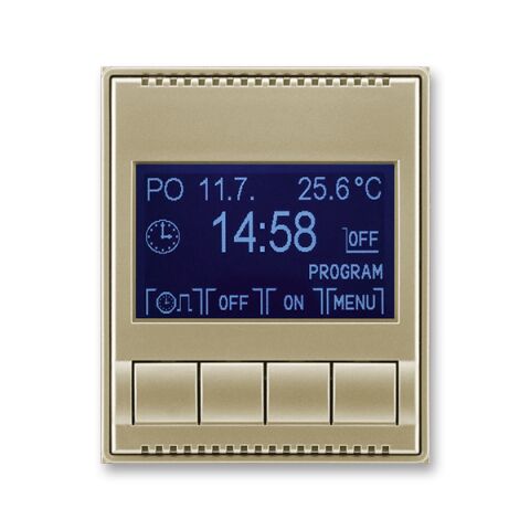 Time® 3292E-A20301 33 hodiny spínací programovatelné (ovládací jednotka) barva šampaňská ABB