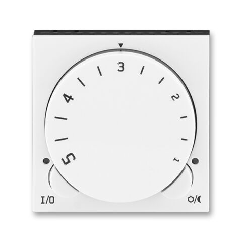 Levit® 3292H-A10101 62 termostat  univerzální s otočným nastavením teploty (ovl. jednotka)barva  bílá / kouřová černá * ABB