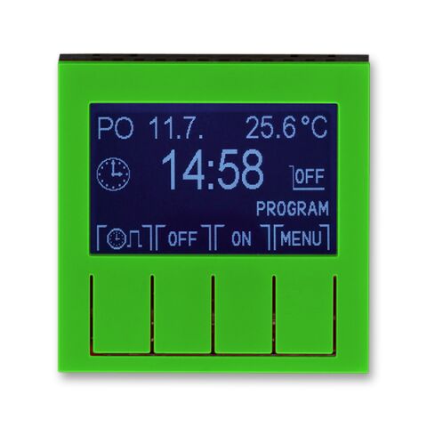 Levit® 3292H-A20301 67 hodiny spínací programovatelné (ovládací jednotka) barva  zelená / kouřová černá * ABB