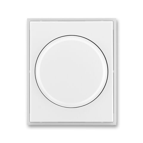 Element® 3294E-A00123 01 kryt stmívače s otočným ovládáním, s upevňovací maticí barva bílá / ledová bílá ABB