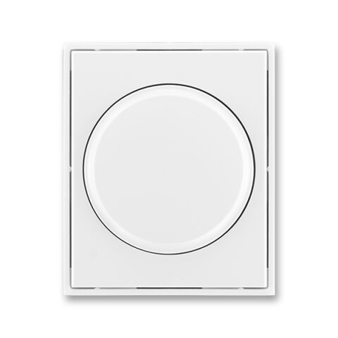 Element® 3294E-A00123 03 kryt stmívače s otočným ovládáním, s upevňovací maticí barva bílá / bílá ABB