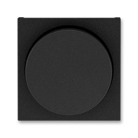 Levit®M 3294H-A00123 63 kryt stmívače s otočným ovladačem, s upevňovací maticí barva onyx / kouřová černá ABB