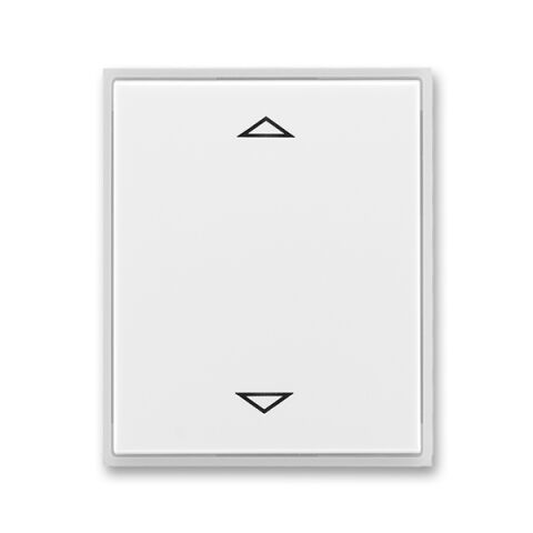 Element® 3299E-A00110 01 kryt spínače žaluziového Busch-Jalousiecontrol II, s krátkocest. ovl. barva bílá / ledová bílá ABB