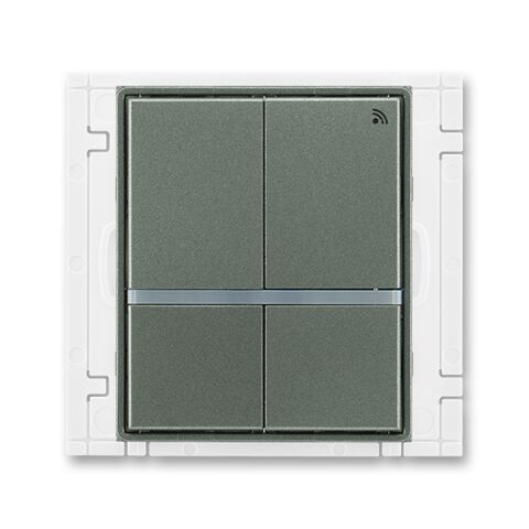 Time® 3299E-A11908 34 vysílač RF signálu čtyřtlačítkový, nástěnný, 868 MHz barva antracitová ABB