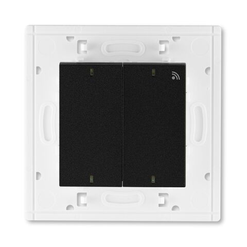 Levit®M 3299H-A11908 63 vysílač RF dvojnásobný, nástěnný, 868 MHz barva onyx / kouřová černá ABB