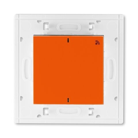 Levit® 3299H-A21908 66 vysílač RF jednonásobný, nástěnný, 868 MHz barva  oranžová / kouřová černá * ABB
