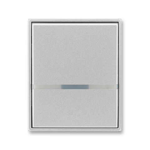 Time® 3558E-A00653 08 kryt spínače jednoduchý, s průzorem barva titanová ABB