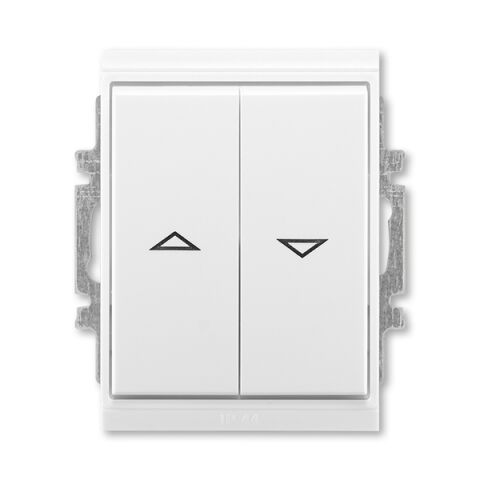 Element® 3558E-A88943 03 ovládač  žaluziový jednopólový, řaz. 1/0+1/0 s blok., IP 44 ABB