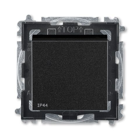 Levit®M 3559H-A07940 63 přepínač křížový, s krytem, řazení 7, IP44 barva onyx / kouřová černá ABB