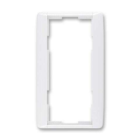 Element® 3901E-A00121 03 rámeček dvojnásobný, svislý barva bílá / bílá ABB