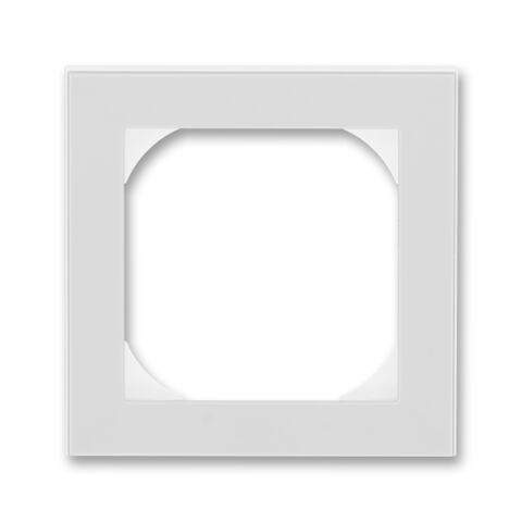 Levit® 3901H-A05510 16 rámeček  jednonásobný s otvorem 55x55 barva šedá / bílá * ABB