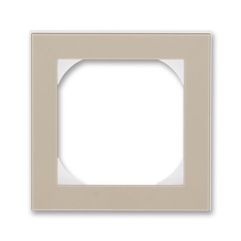 Levit® 3901H-A05510 18 rámeček  jednonásobný s otvorem 55x55 barva  macchiato / bílá * ABB