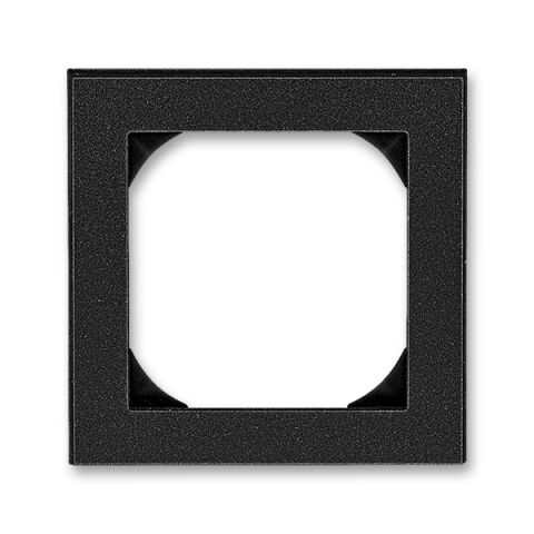 Levit®M 3901H-A05510 63 rámeček jednonásobný s otvorem 55x55 barva onyx / kouřová černá ABB