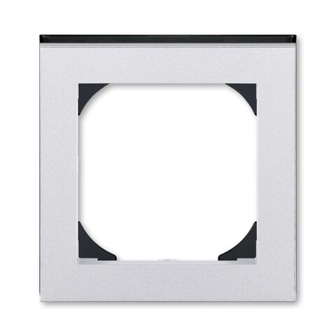 Levit®M 3901H-A05510 70 rámeček jednonásobný s otvorem 55x55 barva titanová / kouřová černá ABB