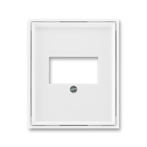 Element® 5014E-A00040 03 kryt zásuvky komunikační přímé (pro HDMI, USB, VGA, USB nabíječku) barva bílá / bílá ABB