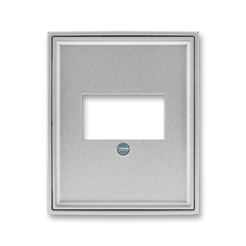 Time® 5014E-A00040 08 kryt zásuvky komunikační přímé (pro HDMI, USB, VGA, USB nabíječku) barva titanová ABB