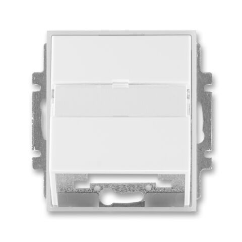 Element® 5014E-A00100 01 kryt zásuvky komunikační (pro nosnou masku) barva bílá / ledová bílá ABB