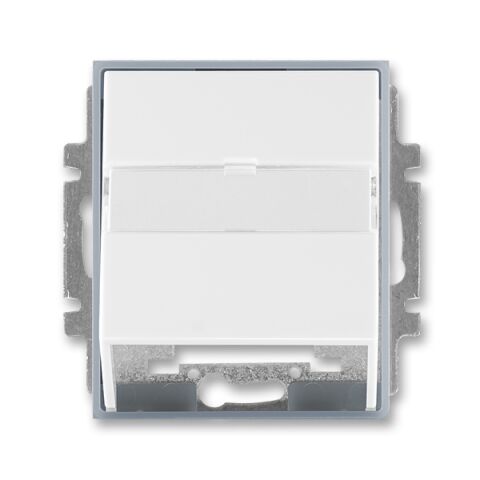 Element® 5014E-A00100 04 kryt zásuvky komunikační (pro nosnou masku) barva bílá / ledová šedá ABB