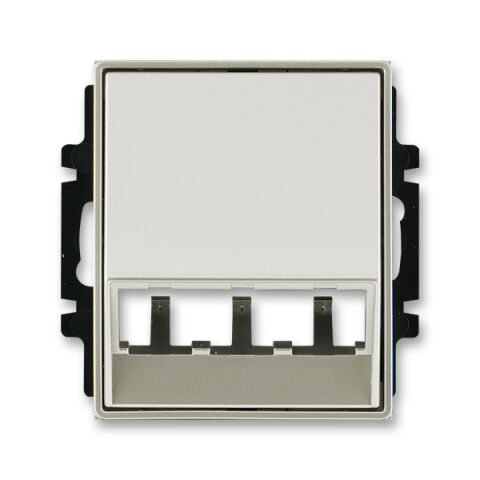 Time® 5014E-A00400 32 kryt pro šikmé osvětlení s LED nebo pro prvky Panduit Mini-Com barva starostříbrná ABB