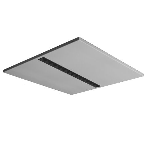 MODUS ES1500, LED 840, vestavný čtverec A, modul 600, 1x černý reflektor, optika 80°, driver 250mA