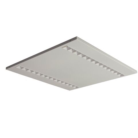MODUS ES4000, LED 830, vestavný čtverec A, modul 600, 2x bílý reflektor, optika 80°, driver 700mA