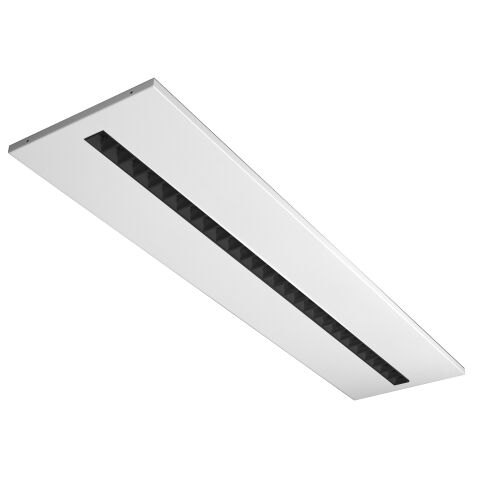 MODUS ES4000, LED 840, vestavný obdélník C, modul 600, 1x černý reflektor, optika 80° , driver 700mA