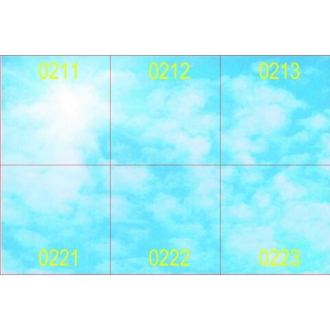 MODUS IBP SKY, vestavné do rastru - modul 600, čtverec A, 3000K LED, nestmívatelný driver 350mA, SKY 02, sestava 6 ks