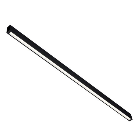 Svítidlo NAR4000, závěsné / přisazené, 1200mm, LED 840, černý korpus, optika hlubokozářič 60°
