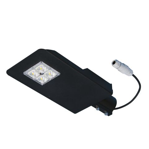 MODUS ODM 2500, malý korpus, optika pro komunikace, LED 727, nestmívatelné, černé, sadovka pr.60 - horizontální poloha svítidla