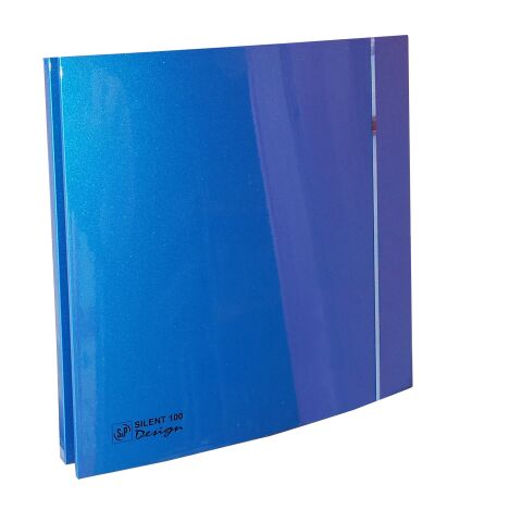 SILENT 100 CZ DESIGN Blue 4C IP45 tichý malý axiální ventilátor modrý Elektrodesign, S&P
