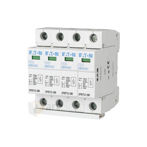 Eaton SPBT12-280/4 Svodič přepětí třídy T1+T2 (B+C), 4-pól sada pro TN-S *158331