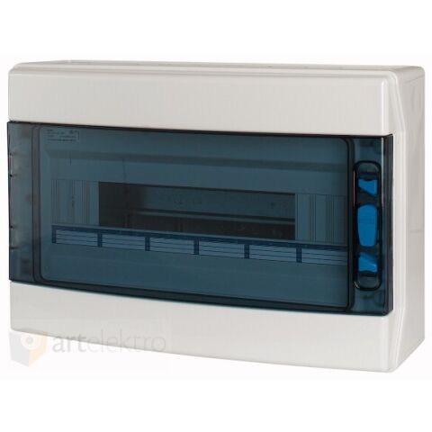 Eaton IKA-1/18-ST Rozvodnice NA omítku IP65, průhledné dveře, 1 řada, 18 modulů *174200