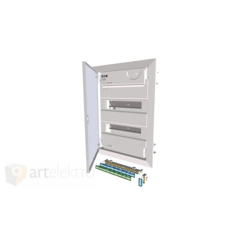 Eaton KLV-24UPP-F Rozvodnice KLV, pod omítku, plech.dveře, bezšroubová svorkovnice, řad 2, modulů 28 *178800