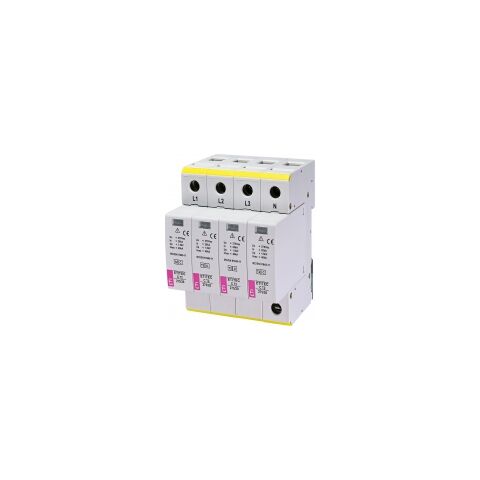 ETI ETITEC C T2 275/20 4+0 *002440395 Svodič přepětí ETITEC C T2 275/20 4+0, 4p, In = 20kA (8/20?s), Imax = 40kA (8/20?s), Uc = 27