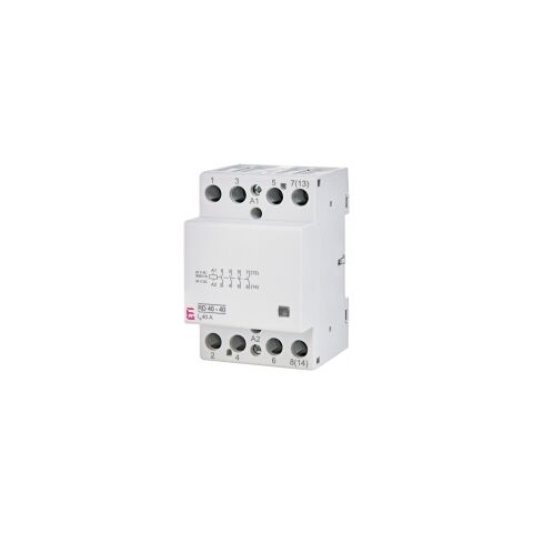 ETI RD 40-40-24V AC/DC *002464019 Modulární stykač RD 40-40, 4p, 3M, kontakty 4xNO, In = 40A, Un = 24V AC/DC