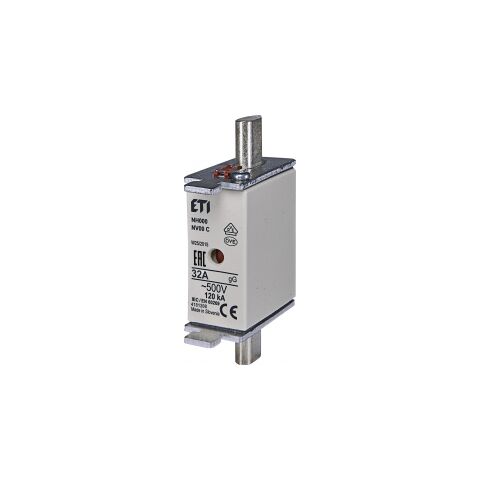 ETI NV/NH 00C gG KOMBI 32A/500V *004181208 Nožová pojistková vložka NV/NH KOMBI, velikost NH 00C, charakteristika gG, In = 32A, Ic