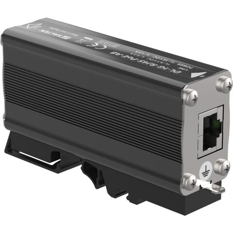Saltek DL-1G-RJ45-PoE-AB přepěťová ochrana pro Ethernet 1 Gbit/s (Cat.6) s PoE režimu A, B, 2 kA (10/350 µs)