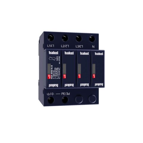 Hakel *HSA-850/4+0 ochrana před přepětím SPD typ 2+3