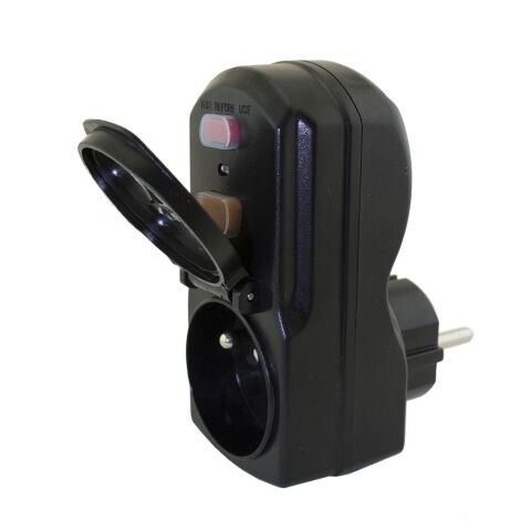 Proudový chránič do zásuvky 16A 30mA pro připojení spotřebiče s vidlicí *4739425 FKt