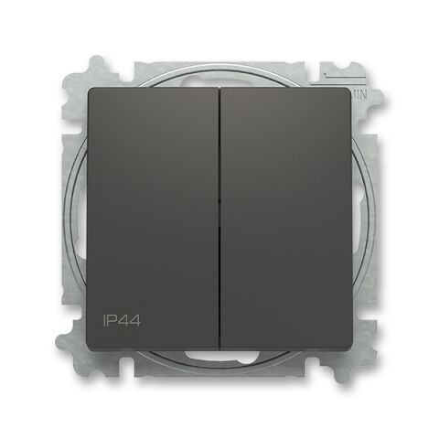 Zoni® 3559T-A05940 237 přepínač sériový, s krytem, řazení 5, IP44 barva matná černá ABB