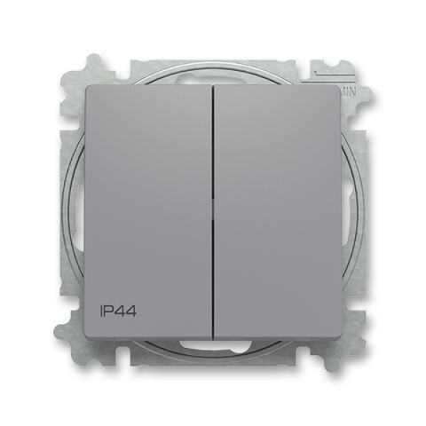 Zoni® 3559T-A05940 241 přepínač sériový, s krytem, řazení 5, IP44 barva šedá ABB